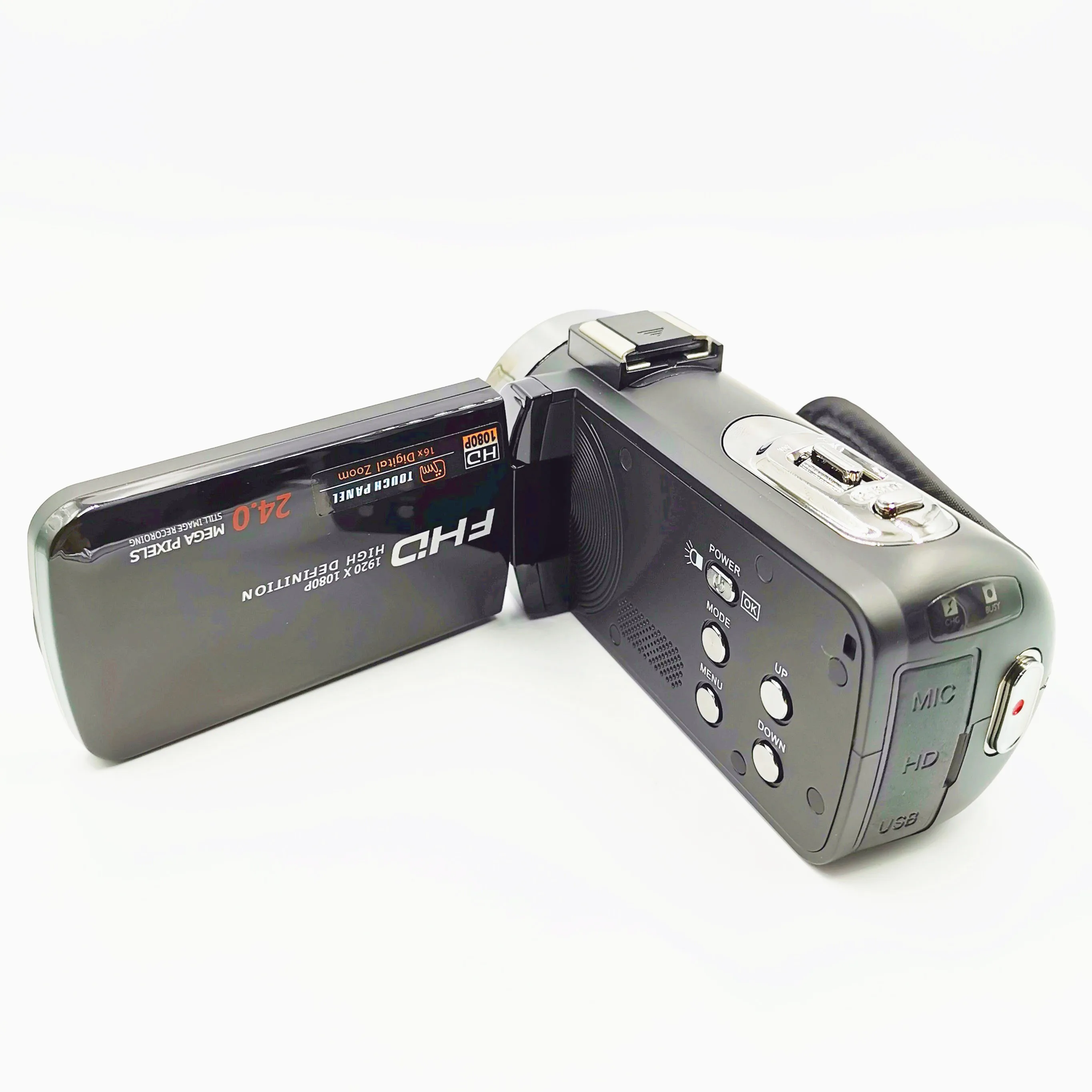 China Professional Digital Full HD 1080P Video Camera Cheap Digital Camcorder with 24.0Mega Pixels 3.0inch LED Screen