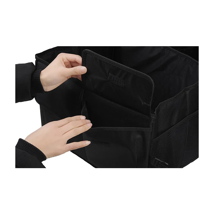Wholesale multipurpose polyester portable sedan storage bag car trunk organizer