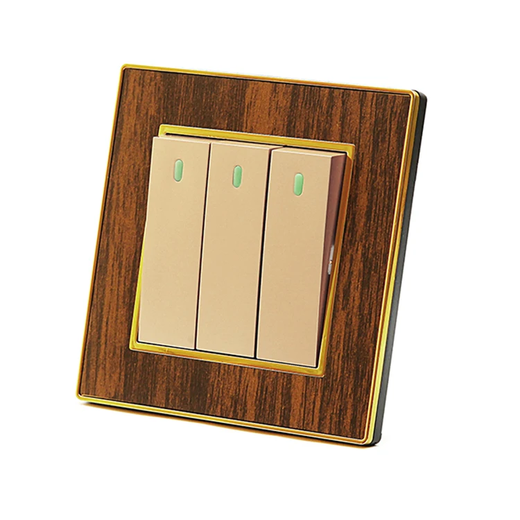 Multifunction Smart Home 3 Gang Supply Household New Design Wall Power Switch