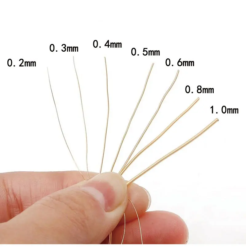 10 Rolls Per Lot Colorful Brass Craft Wire Tarnish Resistant Copper Beading Wire for Jewelry Making Supplies and Crafts