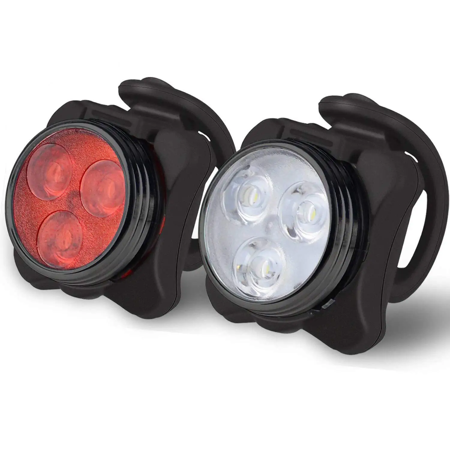 Bicycle Light Set Bike Light Front and Rear Silicone LED Bicycle Light and Safe Bike Headlight and Taillight