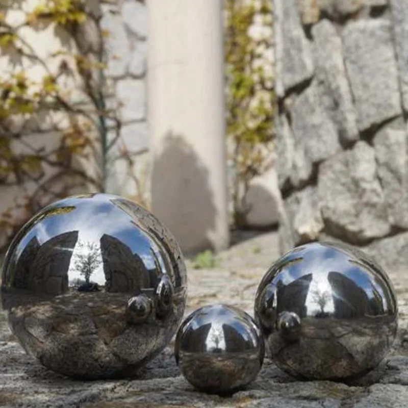 Stainless Steel Sculpture Sphere Hollow Railing Ball Decoration Ss Hollow Ball