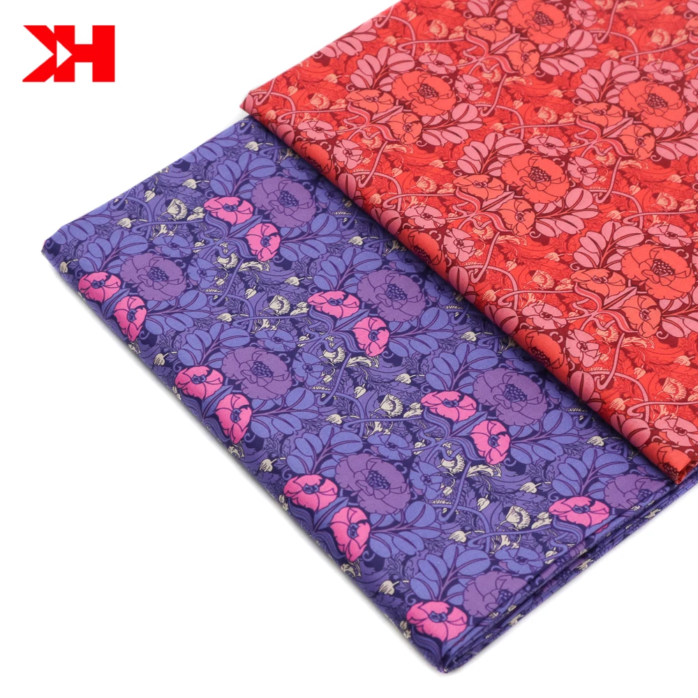 luxury 100% cotton tana liberty London lawn custom printed fabric for clothing