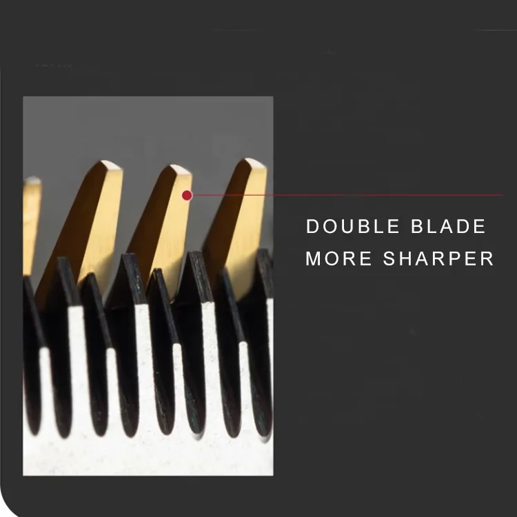 gold color cordless magic hair trimmer recharge wireless professional barber clippers  hair trimmer