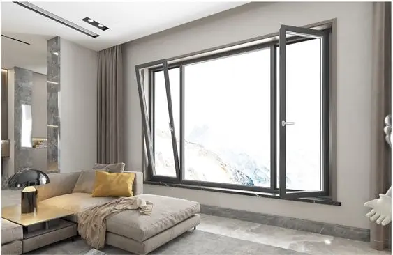 CBMMART Internal Bronze Casement Windows Aluminium Casement Window Profiles Tilt and Turn Windows