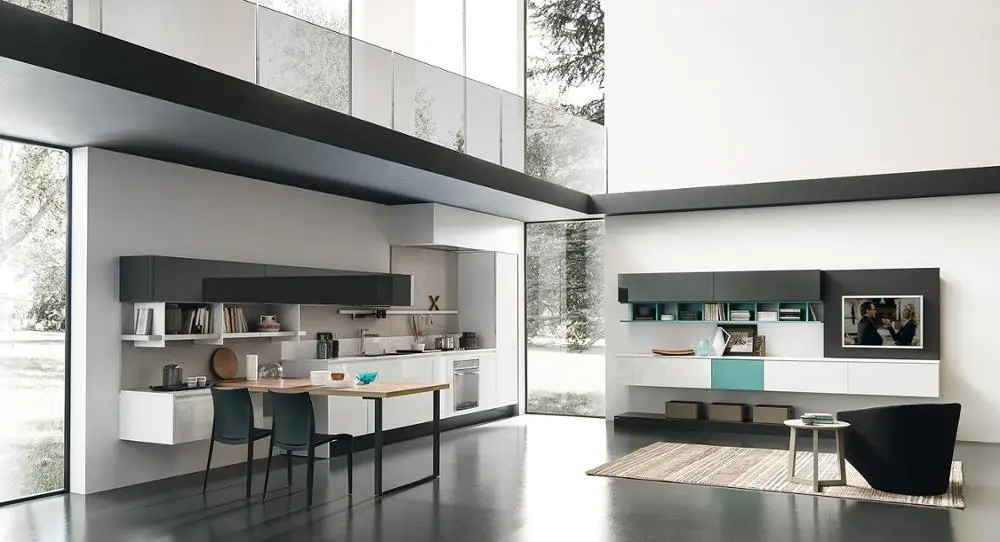 High gloss kitchen cabinet/Lacquer kitchen cabinet/Modern kitchen cabinets