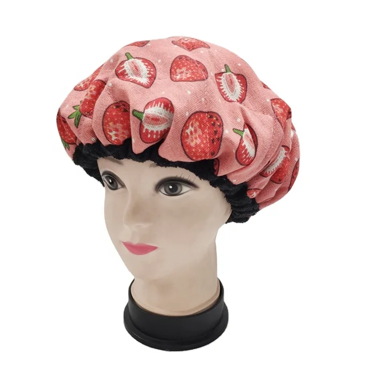 Best Selling Product Reusable Cordless Flaxseed Hair Steaming Deep Conditioning Heat Cap heat treatment cap