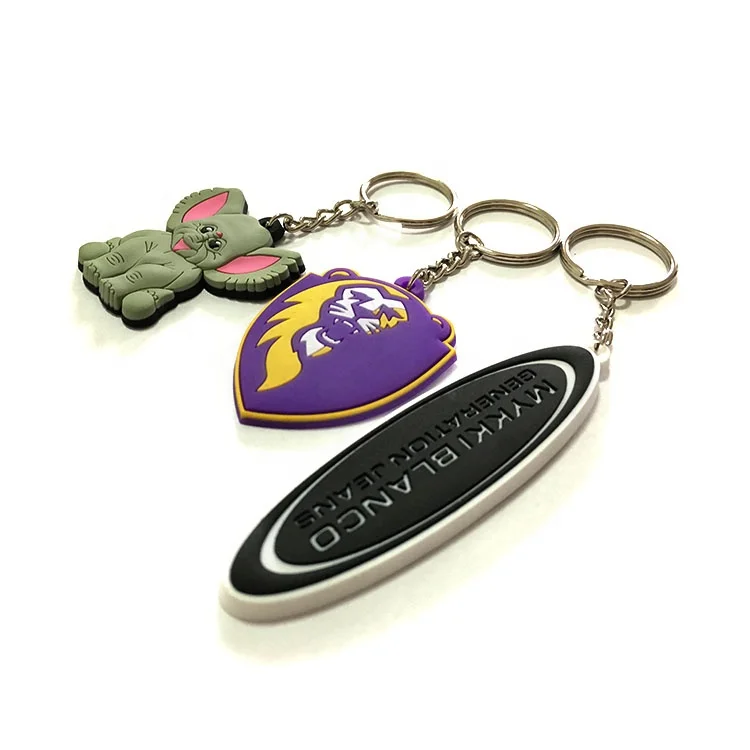 
Factory Direct Sale Chinese Supplier PVC keychain 
