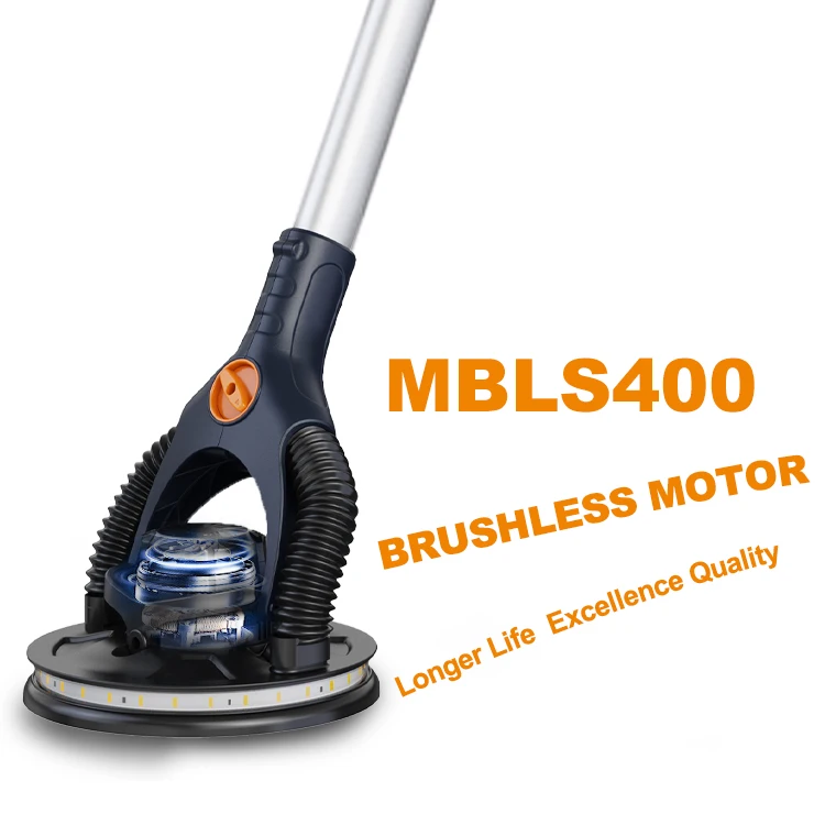 MAXXT 2024 New Design Brushless Drywall Sander Orbital Drywall Sander Light Weight Flexible Dual Suction Electric Sander