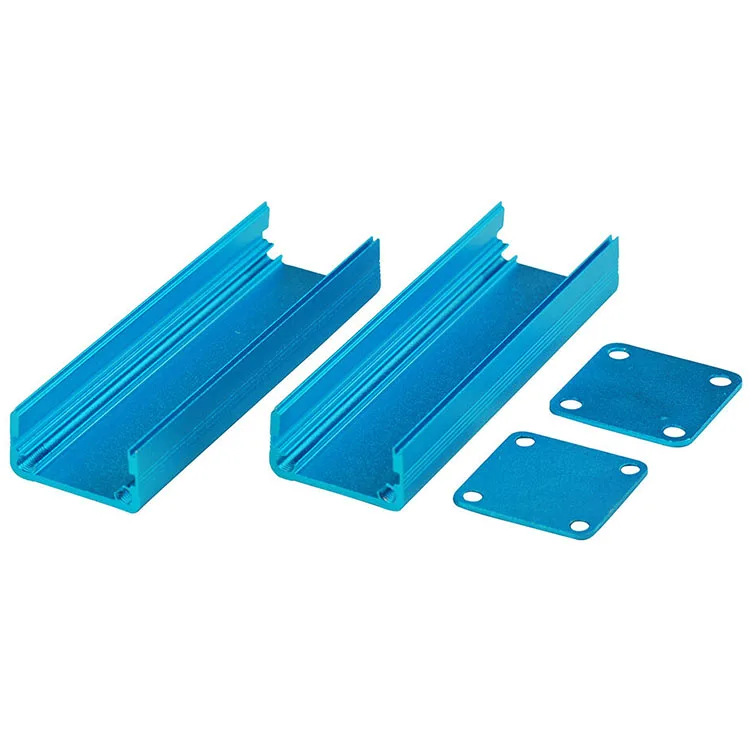 custom Extruded aluminum Housing Alloy 6000 Series T3-T8 aluminum electrical junction box small split body aluminum enclosure