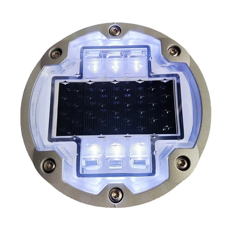 ip68 waterproof solar aluminum cat eye flashing road cat eye warning light glow