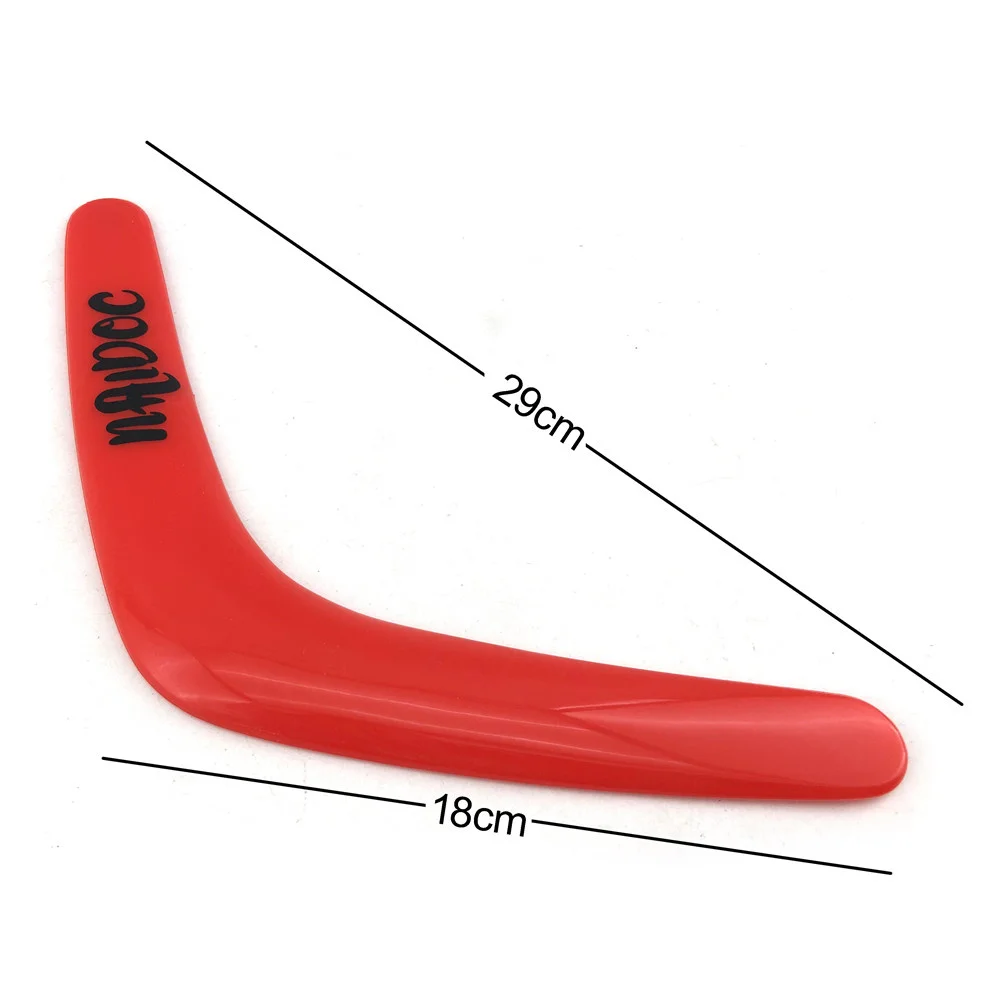 Promotional Gifts OEM Custom Logo Multicolor V Shape Flying Disc Toy Plastic Boomerang