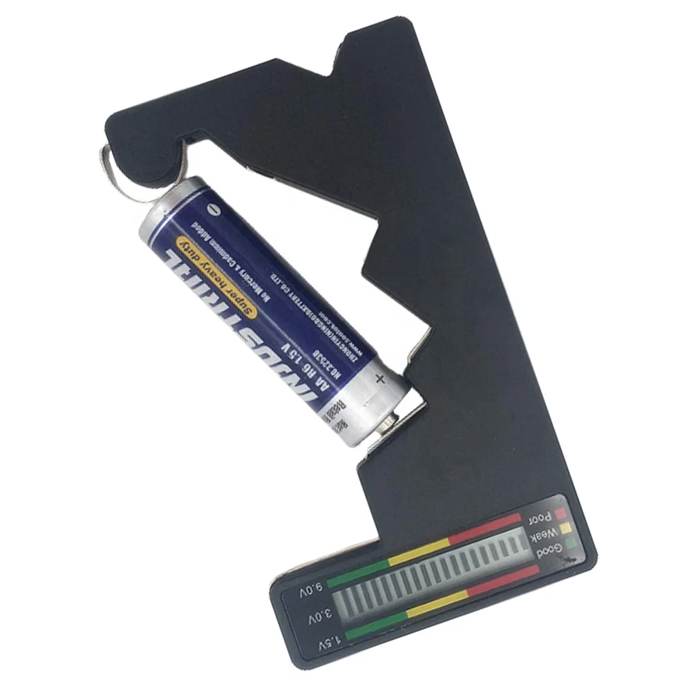 Cheap LCD Digital Battery Tester C AA AAA D N 9V 6F2 1.55V Button Cell Battery Capacity Testing Tool Universal Battery Detector