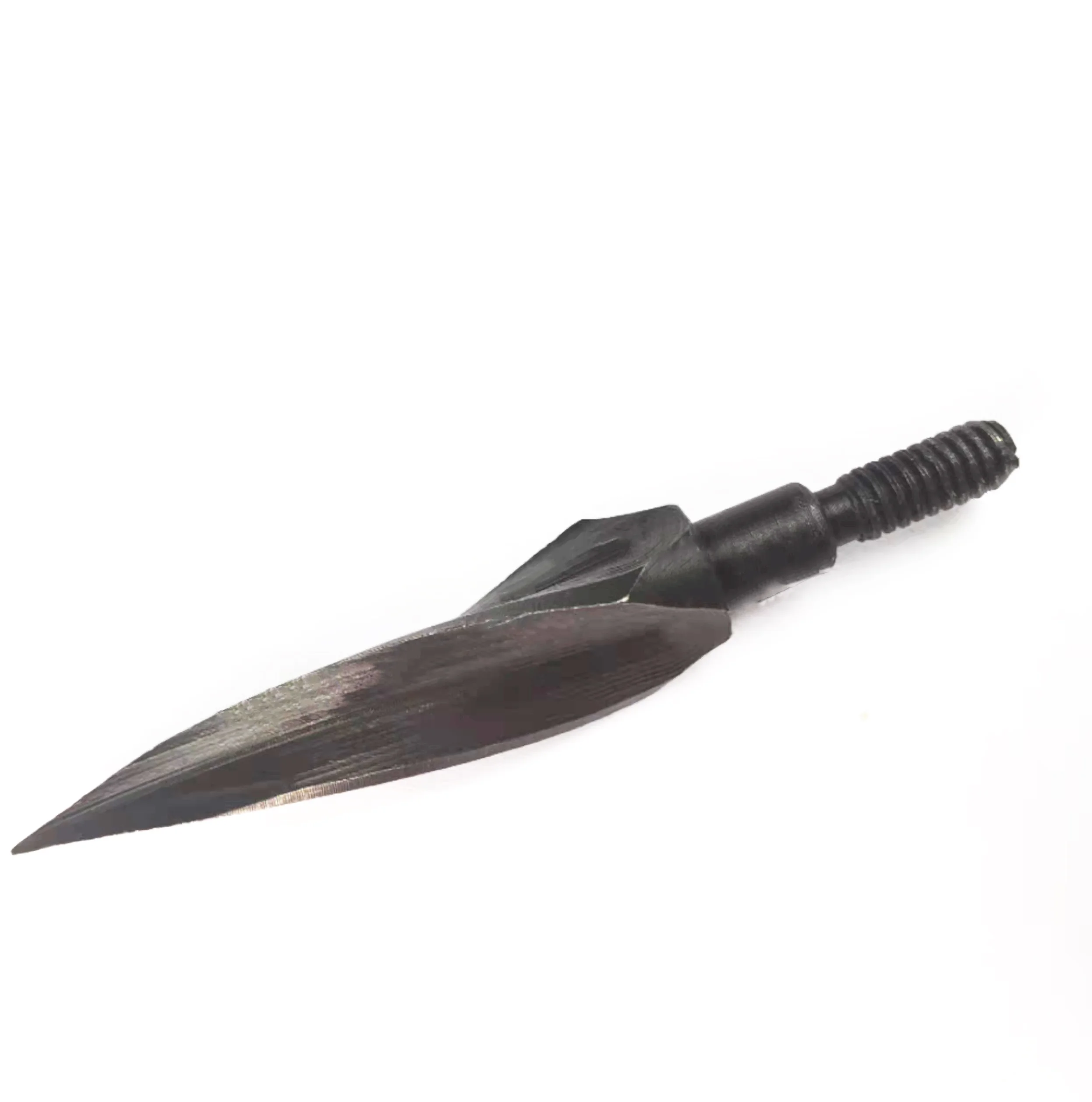 125 Grain Archery One Piece Arrow Point  Carbon Steel Broadhead Tip for Compound Bow Crossbow for Outdoor Shooting