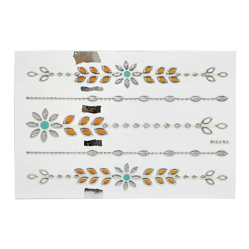 Wonderfulmonemt Forever Beautiful Art  Hair Decorations metal stone hair hot stamping process crystal hair diamond stickers