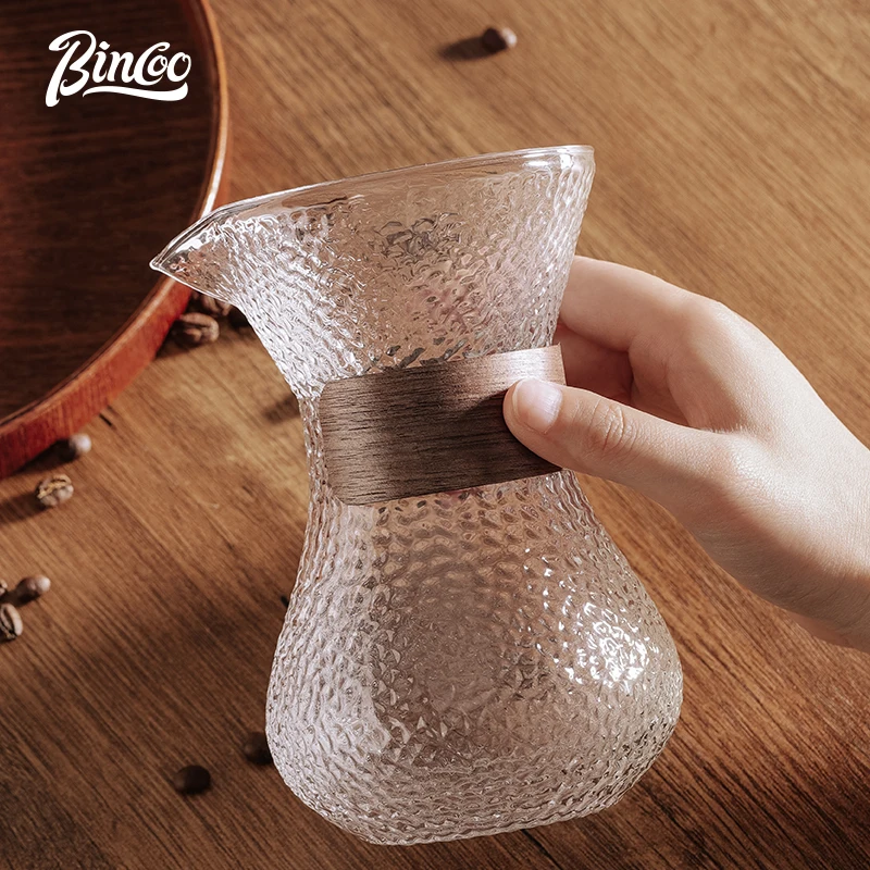 Pour Over Coffee Maker with Double Layer Stainless Steel Filter, 8-Cup, Coffee Dripper Brewer High Heat Resistant Carafe