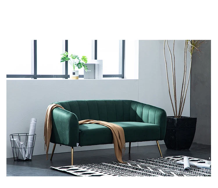 Бархатная Женская танцевальная обувь 2-местный диван-кровать производитель сидения двойной диван шезлонг двухместный диван мебель для гостиной