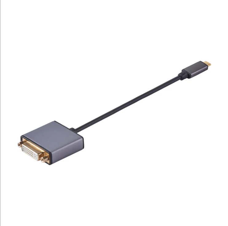 
Hot selling high quality type C male to DVI female USB HD audio video adapter convertor 