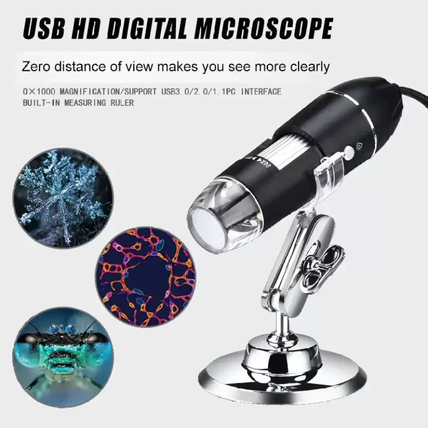 hot selling gadgets 1000x 1600x phone microscope with camera video camera for microscope camera for pcb