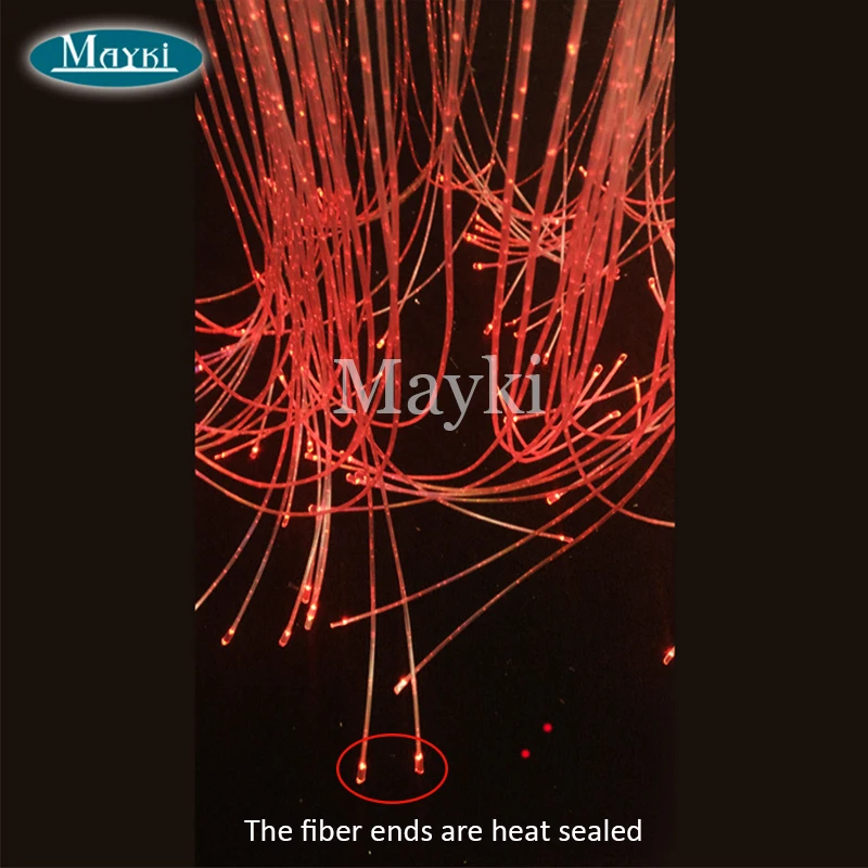 Round Fiber Optic Curtain Sensory Fibre Optic Light Curtain Fibre Optic Curtain Kit & Lightsource