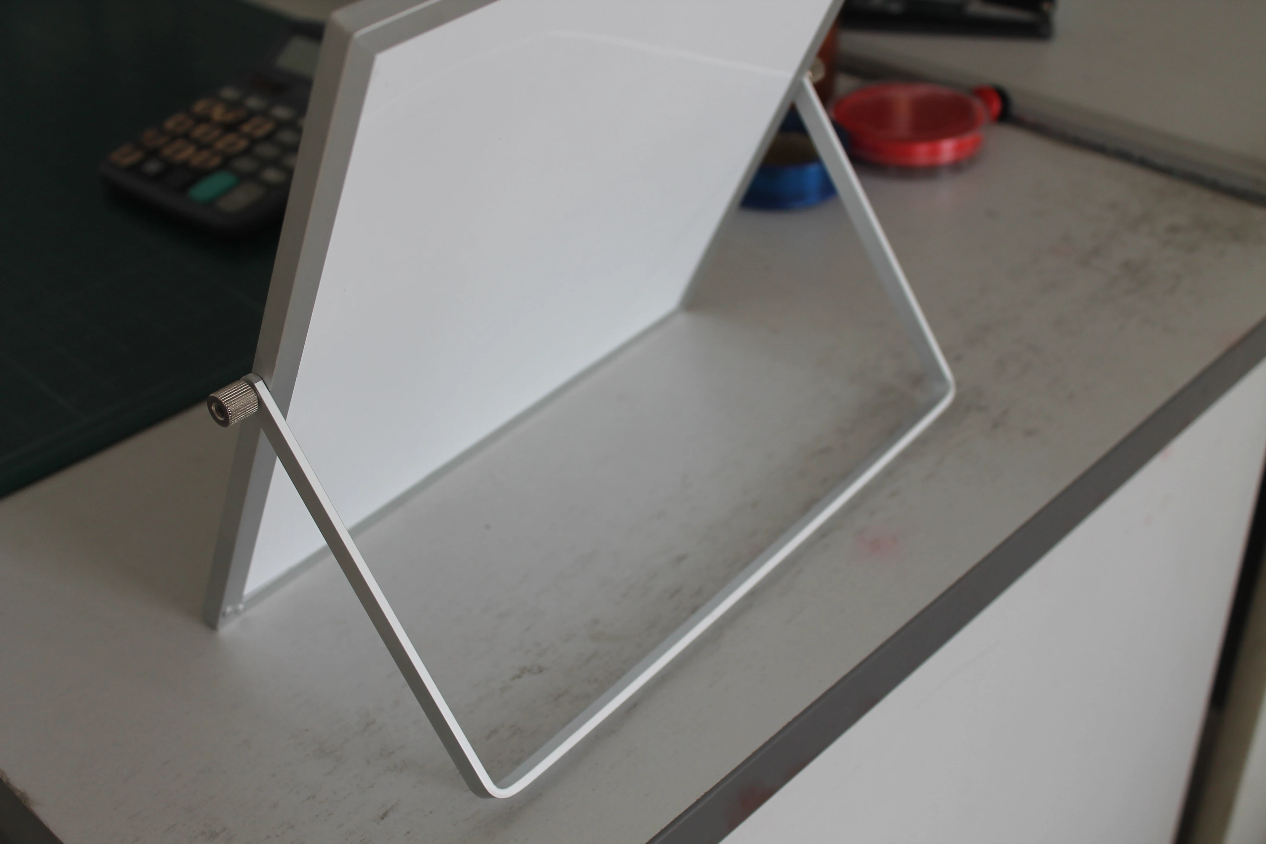 Aluminum Small size magnetic Lacquered steel dry erase Desk-top Memo kids Board mini writing whiteboard