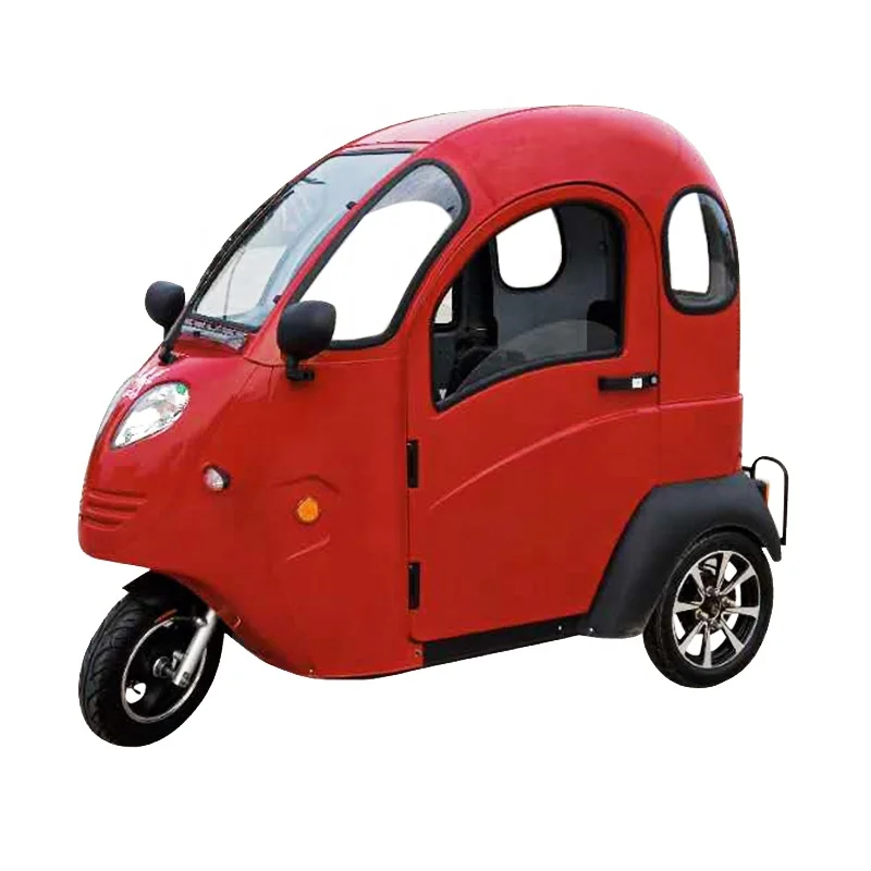 EEC COC Factory Wholesale Electric Enclosed Tricycle 3 Wheel Tuk
