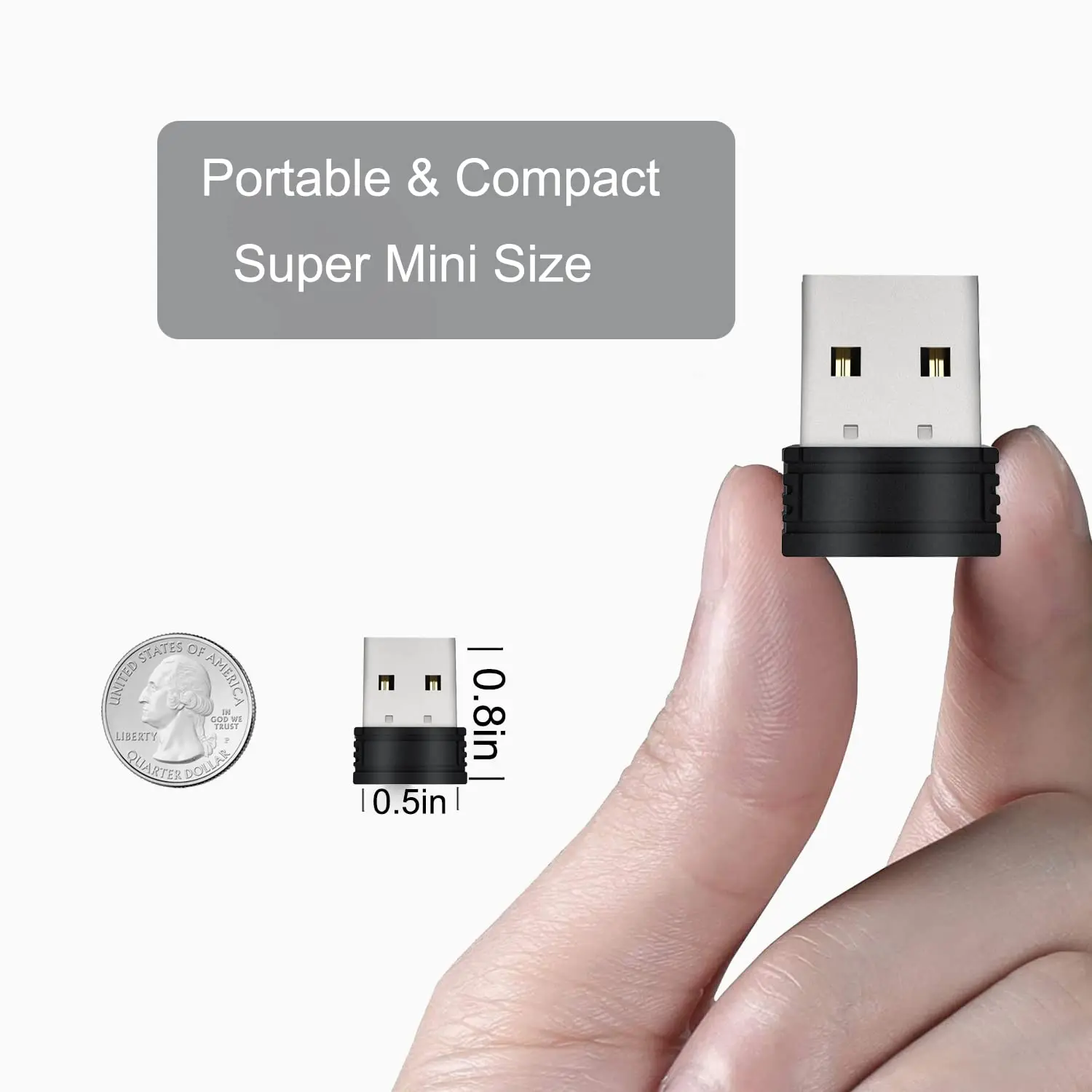 Muti-system Compatible Use Keep PC Awake Mouse Jiggler Undetectable Shaker USB Port for Computer Laptop
