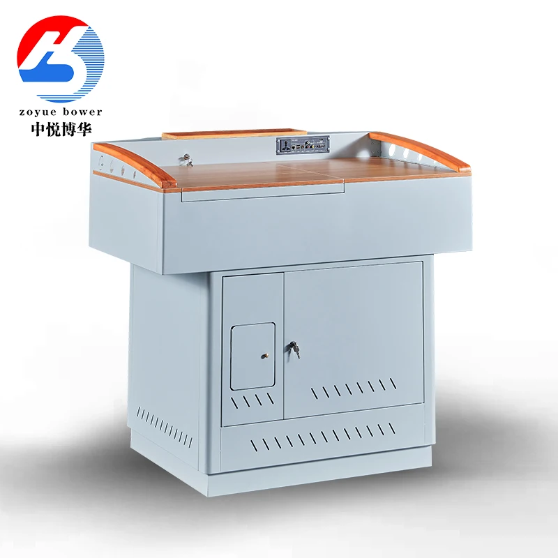 Classroom Teacher Digital Podium Multimedia Platform Class Smart Lectern Teaching Equipment