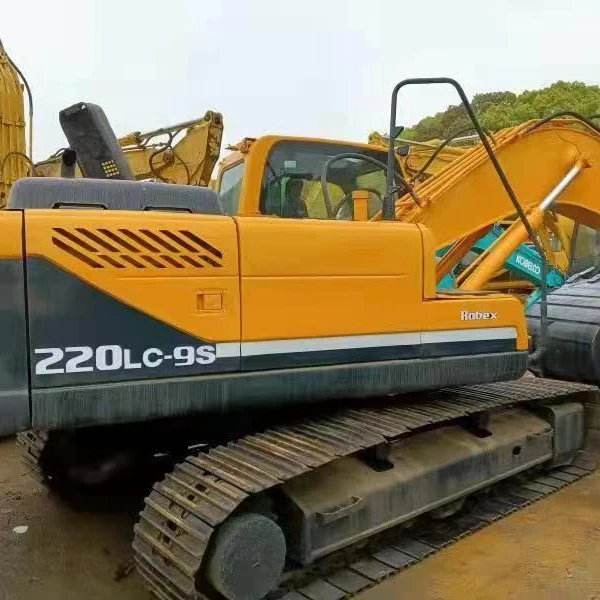 Б/у гусеничный экскаватор R220LC хорошего качества б/у экскаваторы Hyundai 220LC R
