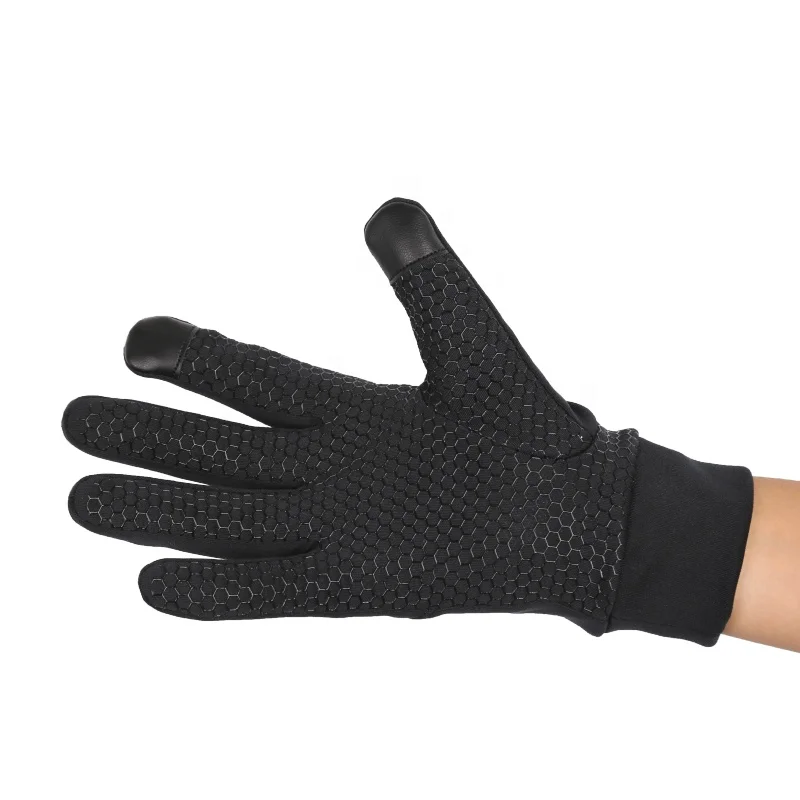 
Custom Anti slip on new Logo Men Car Running Gloves 