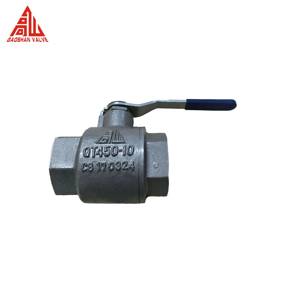 Ball Valve 201 304 316 Stainless Steel 2 Way Internal 2PC Thread Ball Valve