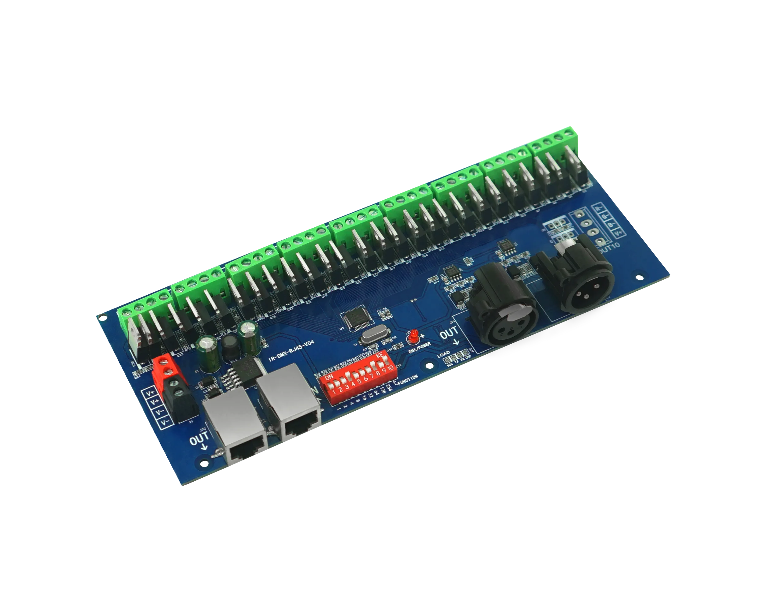 DC9-24V DMX512 30CH X3A  27CH X3A Constant Voltage Multichannel RGB RGBW Decoder Dimmer DMX Controller