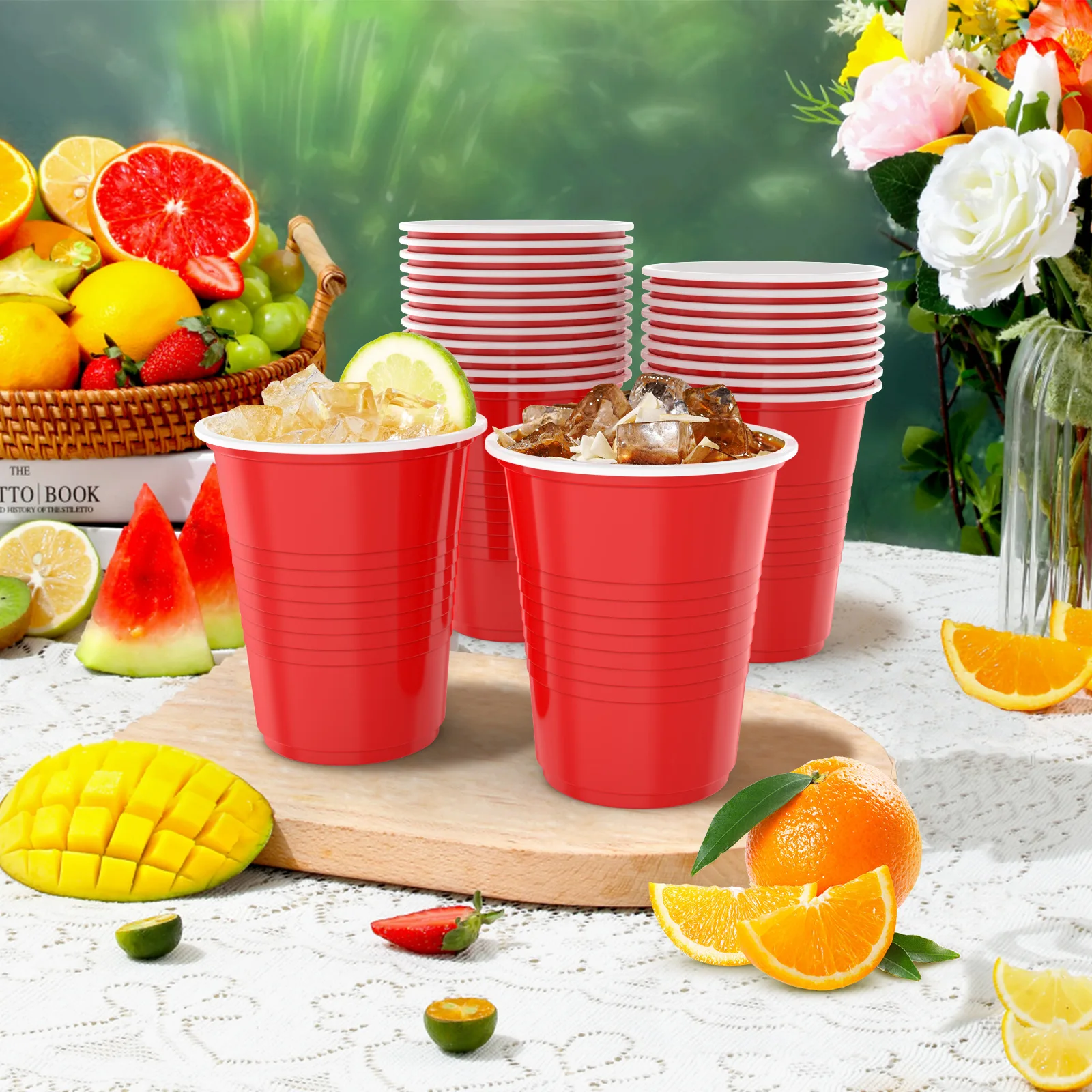 Wholesale 300ml Single Wall PS Plastic Cups Customized Cute Shaped & Logo Printed Cups