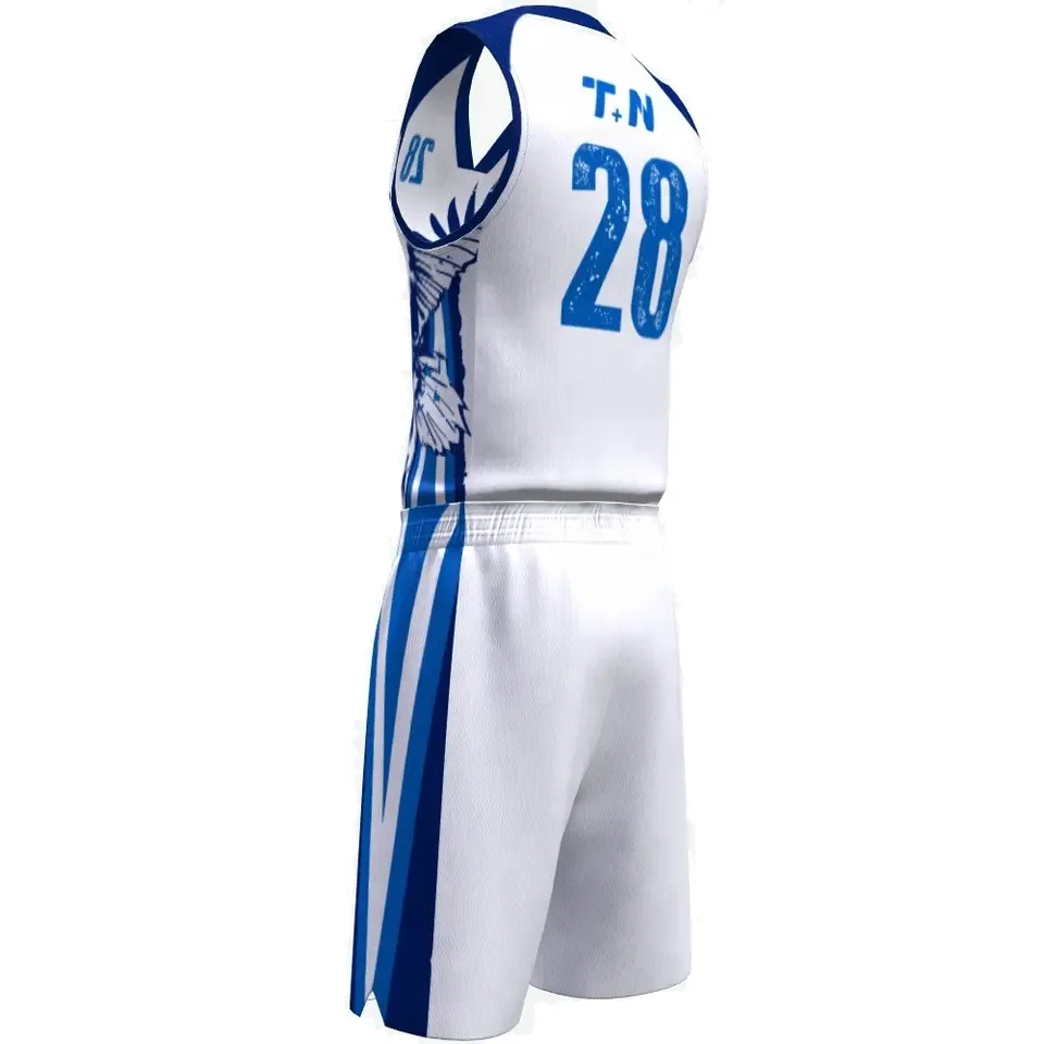Wholesale Custom Basketball Jersey Men Uniforms Soft Breathable Clothes