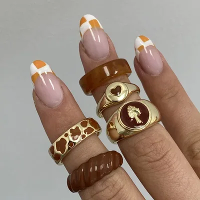 
Fashionable Spotted Cows Multiple Sizes Gold Plated Ring Colorful Alloy Ring For Women 