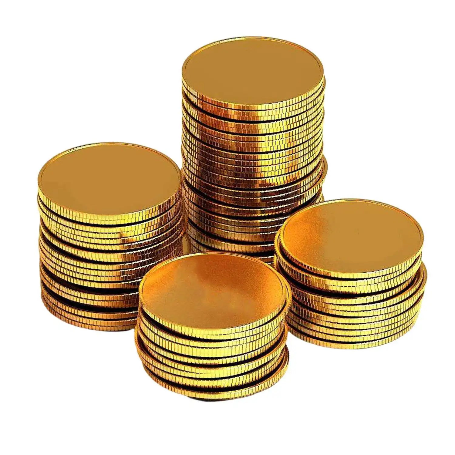 Customized copper brass aluminum sublimation metal coin purse gold blank rounds challenge coin for engraving