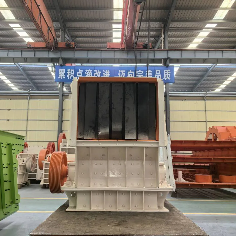 Mining and quarrying 150 tph 200 tph 250 tph granite chromite ore three cavity impact crusher pf 1315 pebble stone