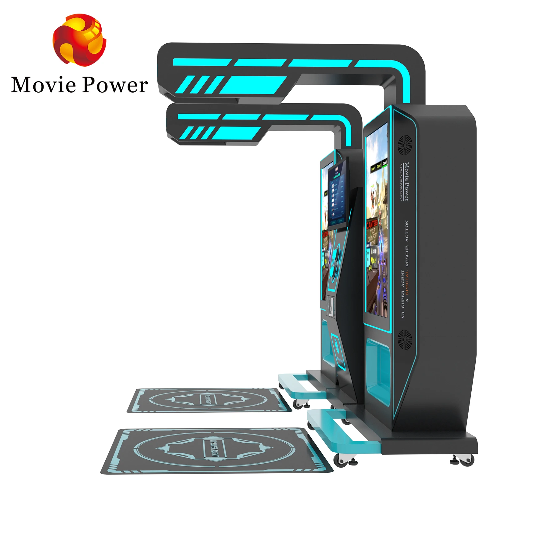 New Design 2 Players VR Shooting Games VR Super Agent Suitable for VR Theme Park