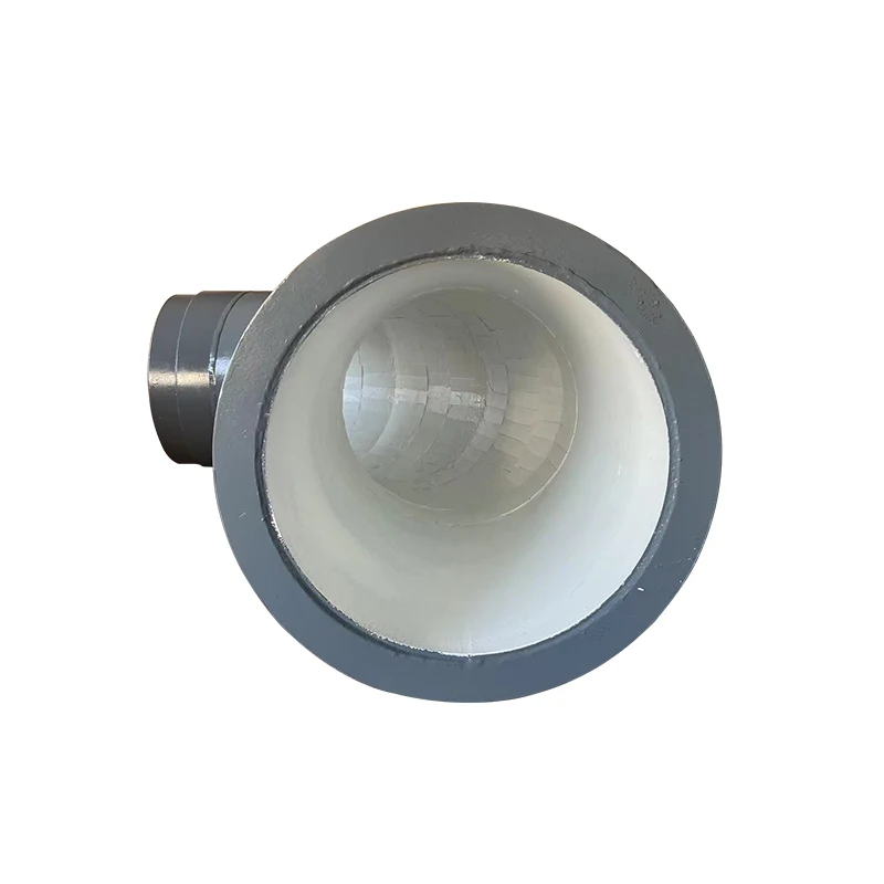 Large Diameter High Wear Resistant Alumina Patch Ceramic Tiles Lined Composite Steel Pipeline Elbow