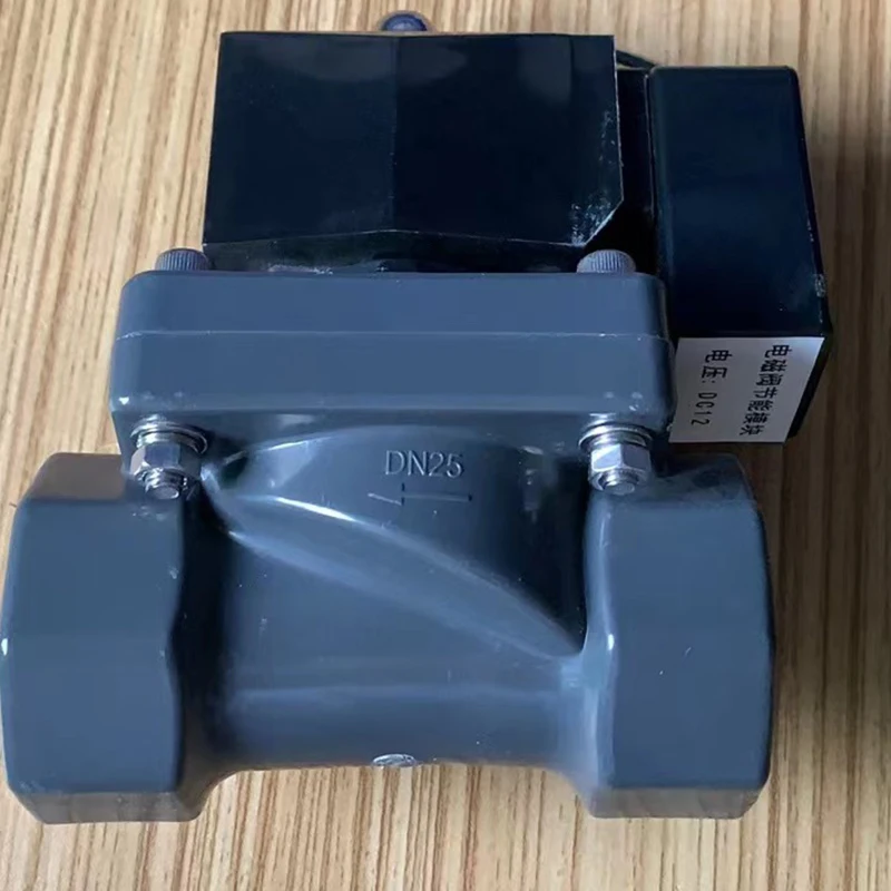 DN25 12Vdc 1inch Normally Closed upvc air steam diaphragm Water solenoid valve  Fountain Solenoid Valve With energy saving