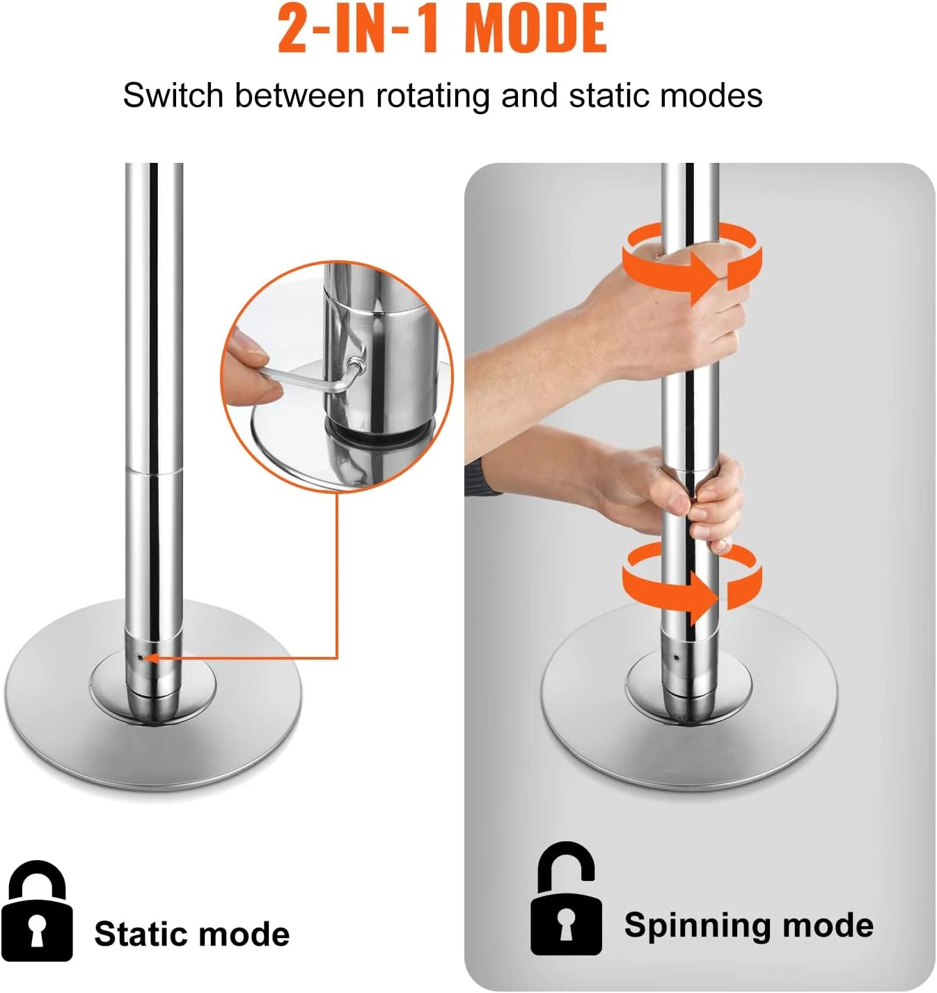 Dance pole for home Fitness Pole for Stripper Dancer Home Dancing Calisthenics Cross-fitness Strength Trainer Full-Body Exercise