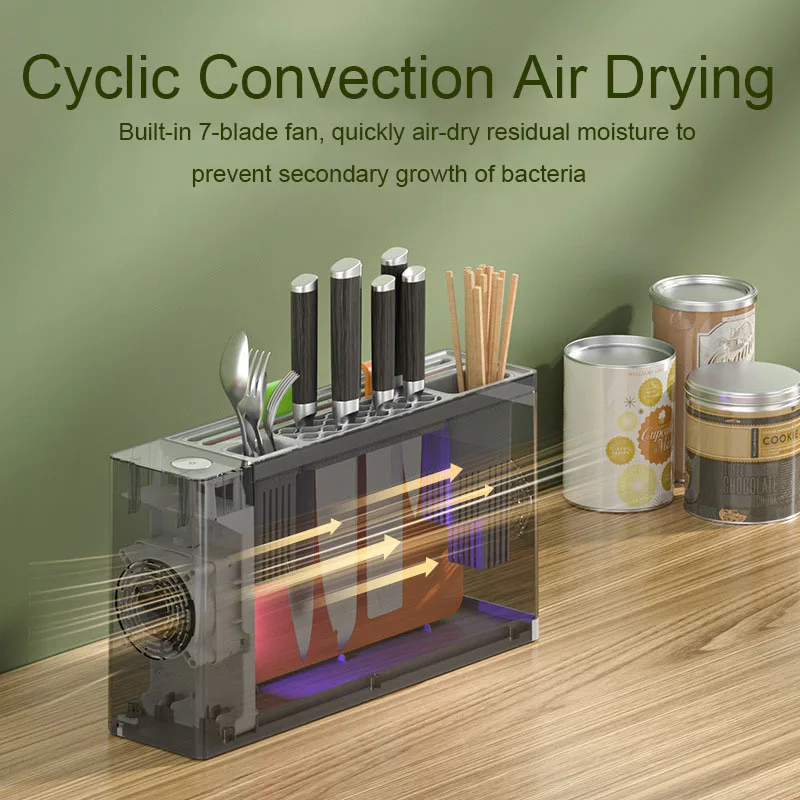 Wholesale Price Smart USB Powered Knife And Chopsticks Glue Board Multifunctional Sterilizer