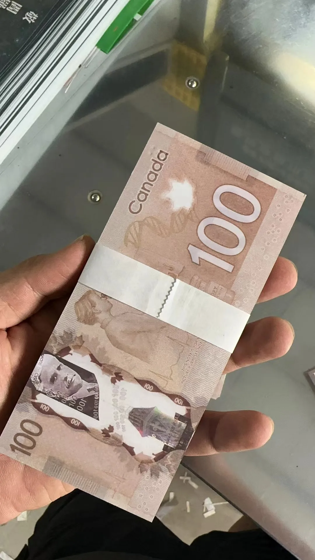 High quality custom  money props notes canadian play money