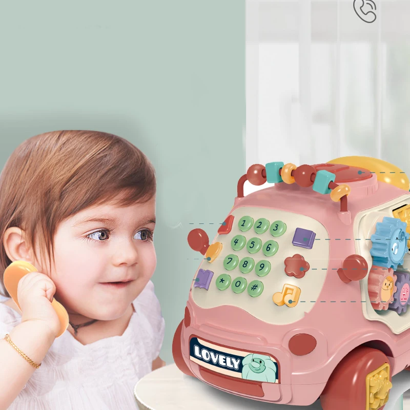 Музыкальный обучающий телефон для раннего обучения, автомобиль, игра, детские игрушки, мобильный телефон