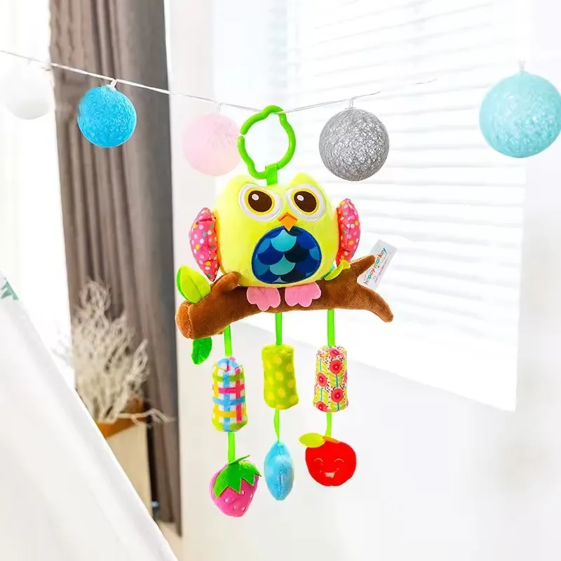 KSF Hot Selling Baby Toys 0-1 Year Old Ringtone Pendant Bedside Wind Chime Animal Baby Toys