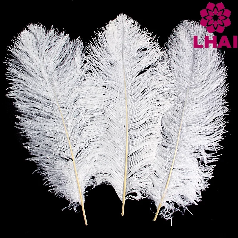 65-70cm Feather carnival Ostrich feathers white large feather plumas for wedding centerpiece headdress party costumes dance