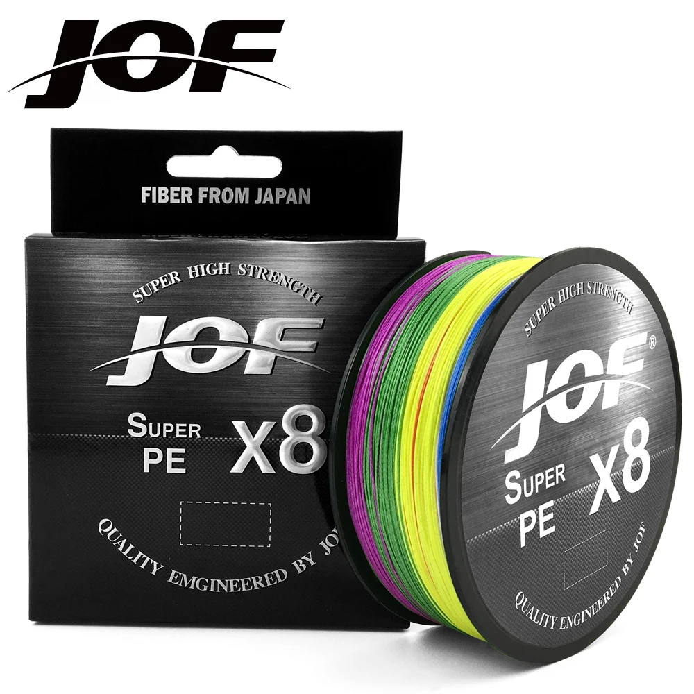  JOF 8 плетеная рыболовная леска из ПЭ 150 м pe