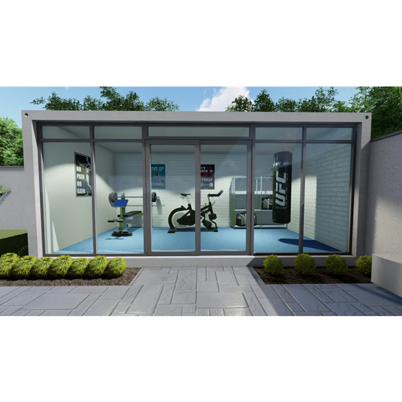 modular portable mobile ready made steel structure flat pack  prefabricated container homes usa 20 feet home