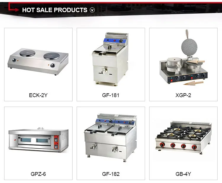 4-plate commercial electric cooking range