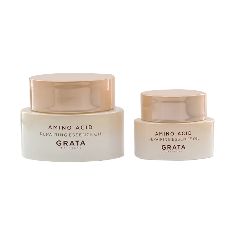  Custom 50g Luxury Cosmetic Skin Care Jcontainer Glass Jars For Eye